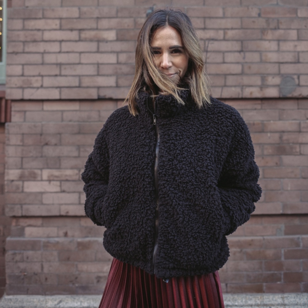 NEW Mod Ref The Tenley Teddy Sherpa Jacket Coat - Picture 2 of 5